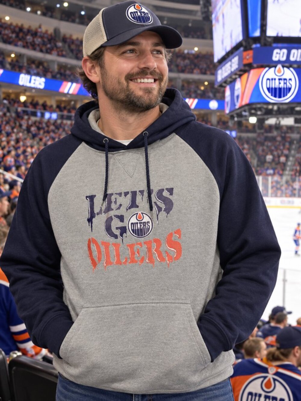 Edmonton Oilers Hoodie- (XL)